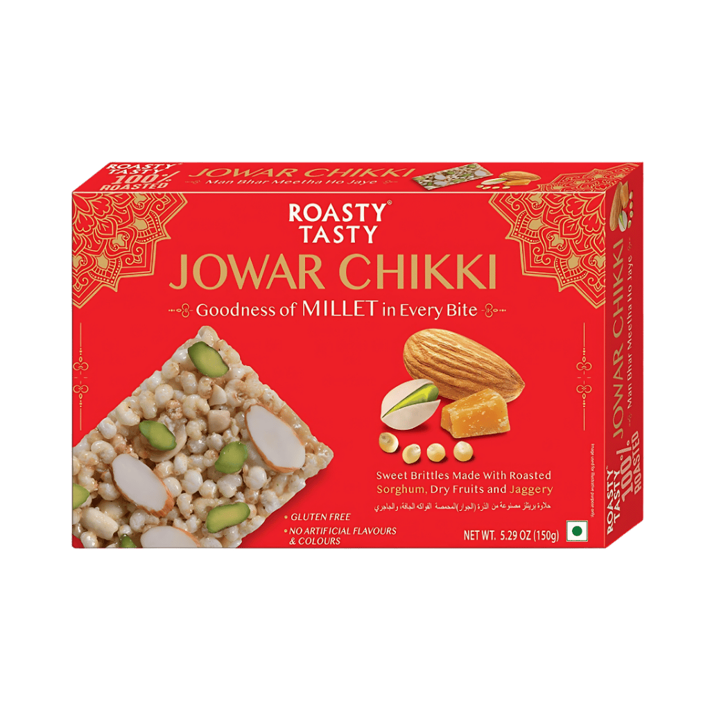 Roasty Tasty Jowar Chikki 150 g buy online USA - 1